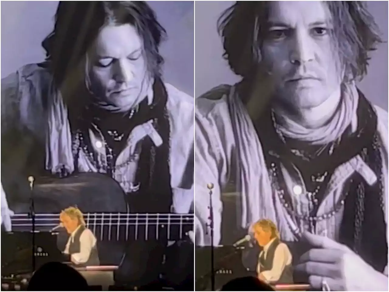 Paul McCartney plays video of friend Johnny Depp at Seattle concert