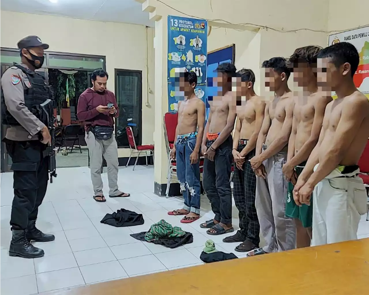 Berkelahi Tanpa Sebab yang Jelas, 7 Remaja Diamankan Polisi