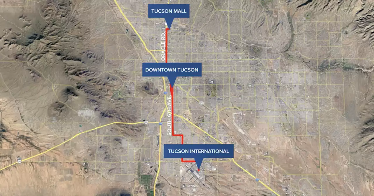 Upcoming transit line to directly connect Tucson Mall and airport