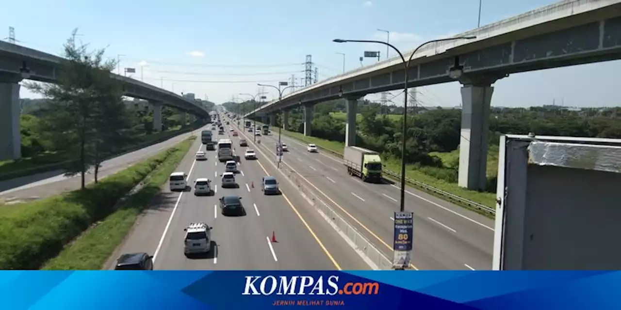 Arus Lalu Lintas di Km 47-48 Tol Jakarta-Cikampek Jelang Siang Padat, Didominasi Kendaraan Menuju Jabodetabek