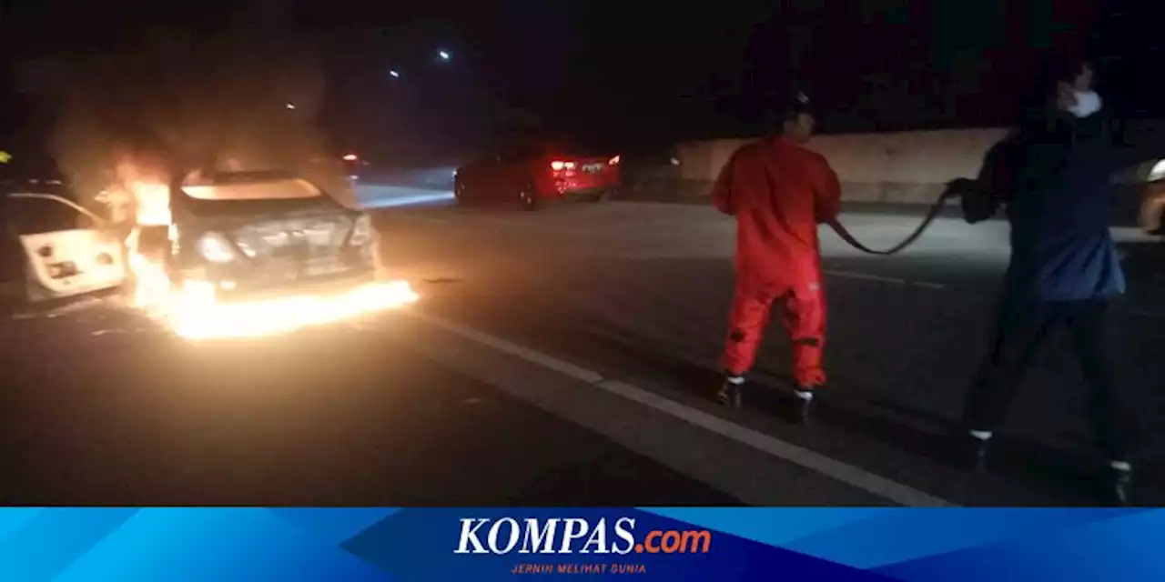 Korsleting, Sedan Terbakar di Jalan Tol Solo-Semarang