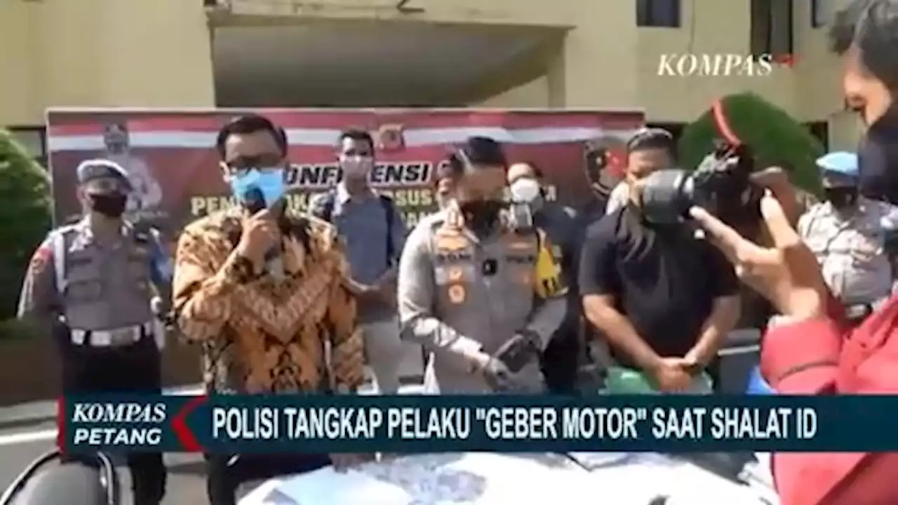 Polisi Tangkap Dua Remaja yang Geber Motor Saat Shalat Idul Fitri