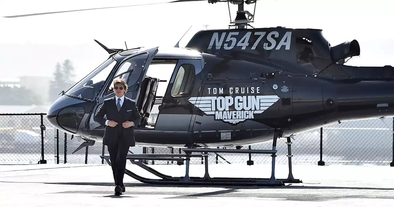 Tom Cruise llegó piloteando un helicóptero a la premiere de “Top Gun: Maverick” | Música | La Voz del Interior