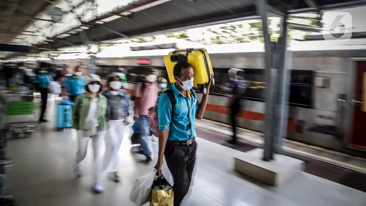 Arus Balik, 39 Orang Sudah Tiba di Jakarta Gunakan Kereta Api