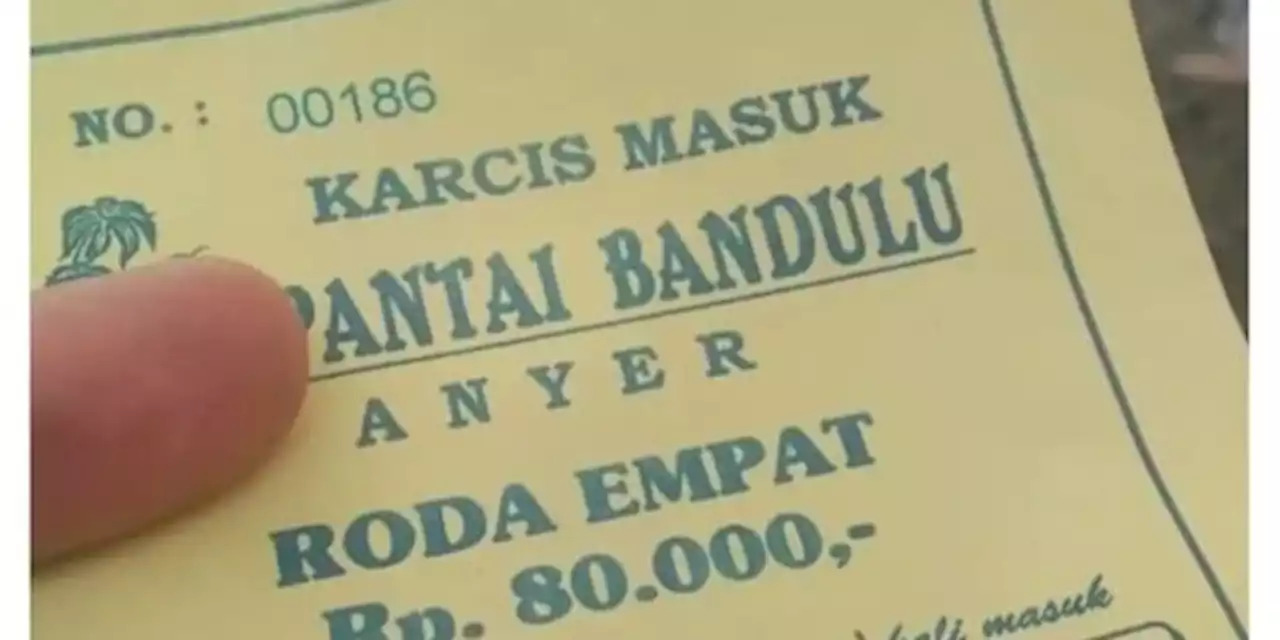 Viral Tiket Masuk Pantai Bandulu Anyer Rp80.000, Ini Penjelasan Polisi | merdeka.com