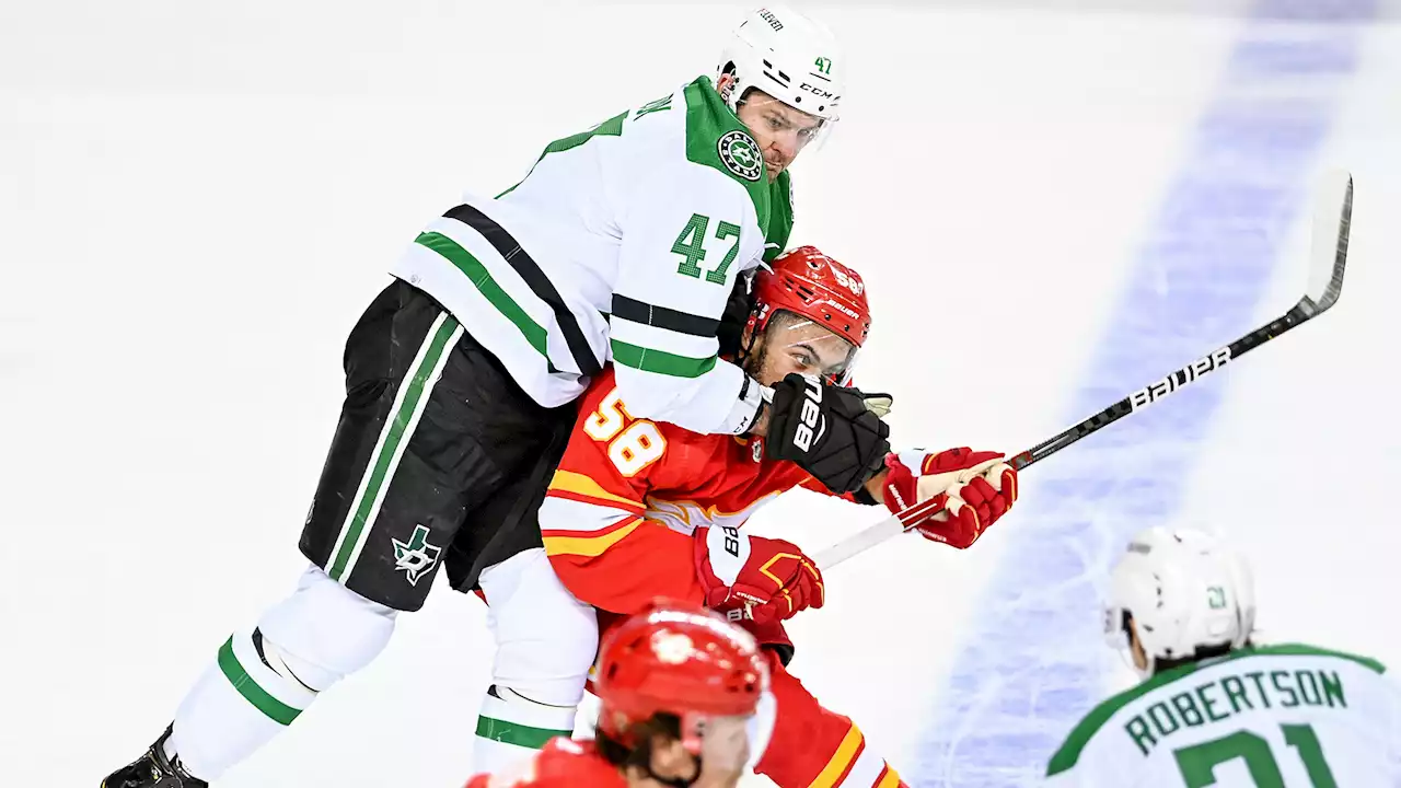 Stars Hold Off Flames to Even Series 1-1