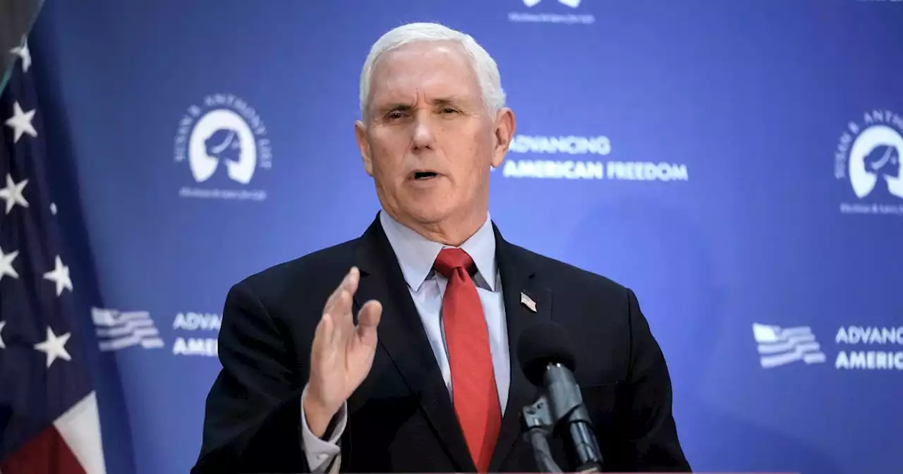 Pence praises draft opinion that would overturn Roe