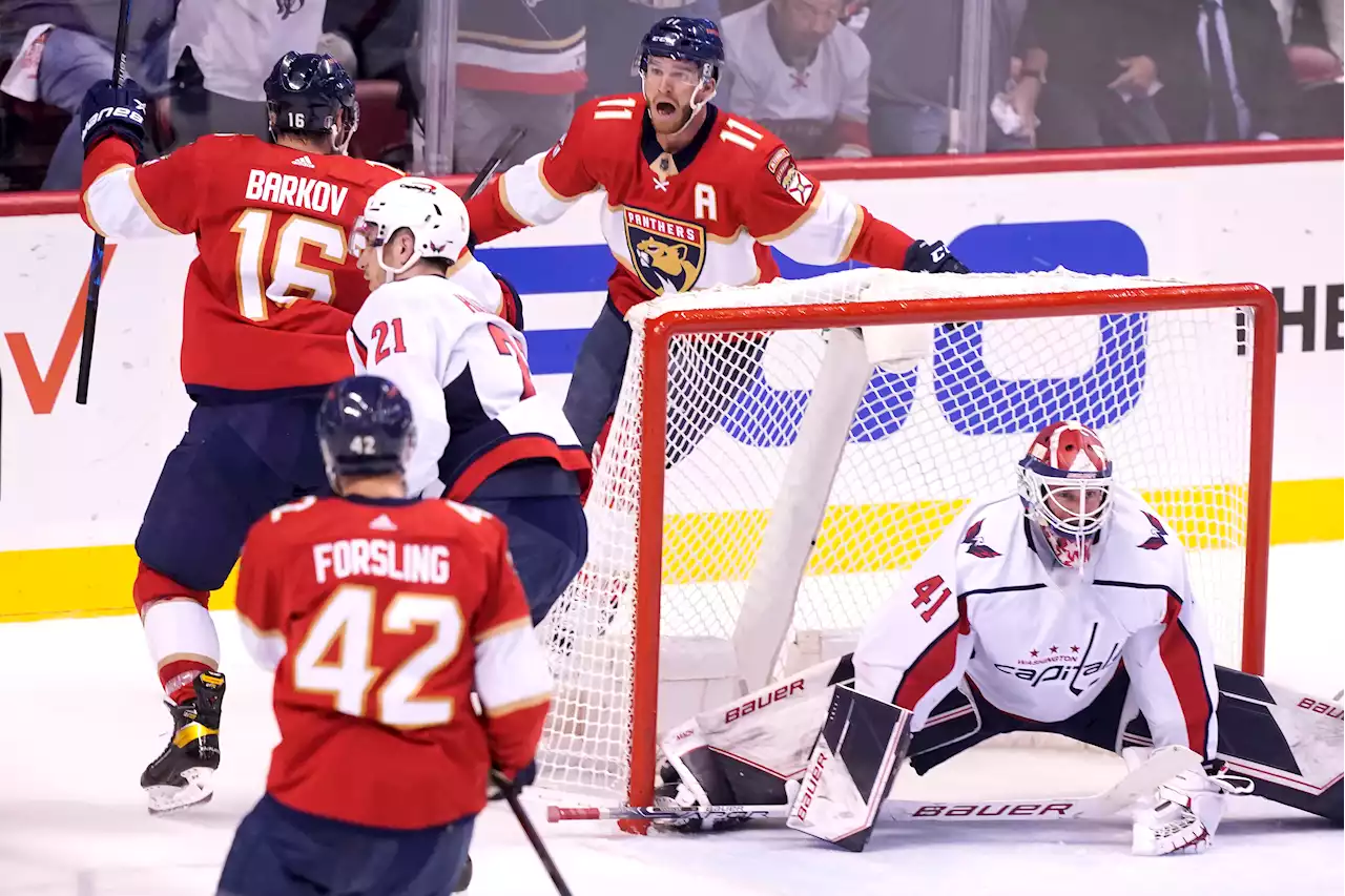 Top-seeded Panthers storm past Capitals to even series