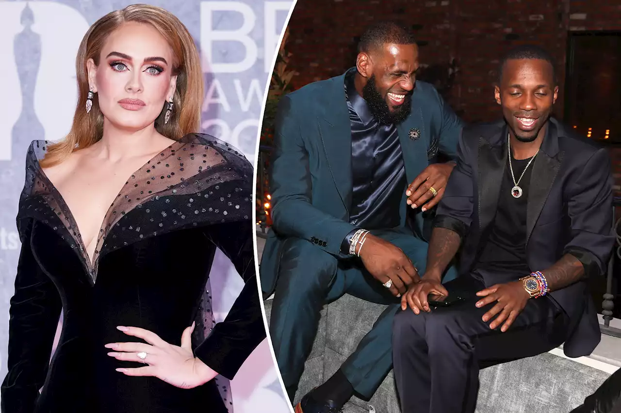 Rich Paul spends Adele’s birthday partying with LeBron James