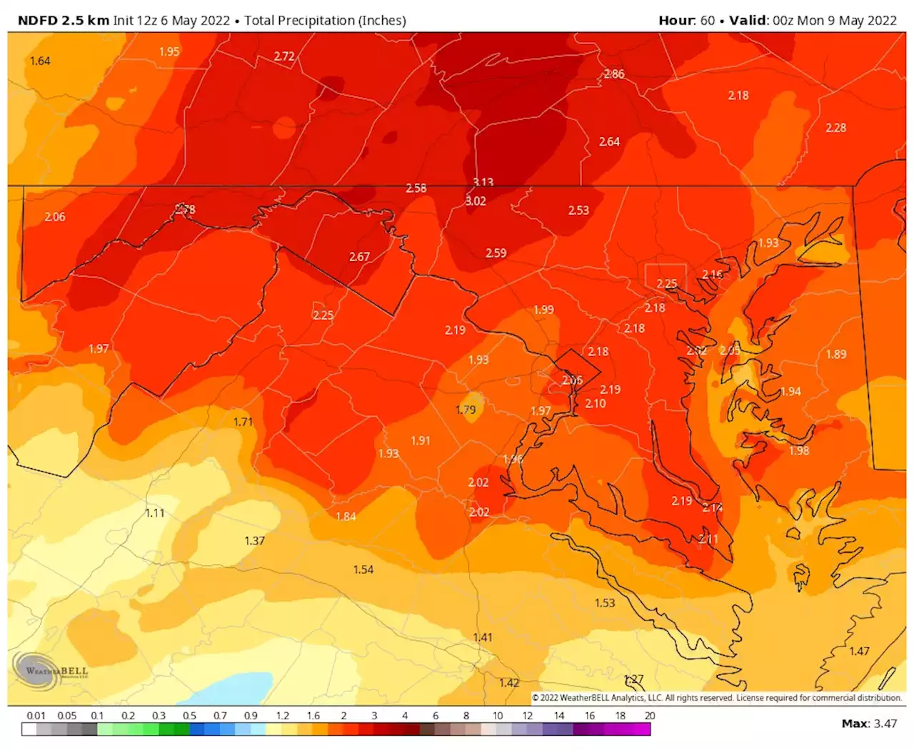 Flood watch issued for D.C. area ahead of soggy, cool weekend