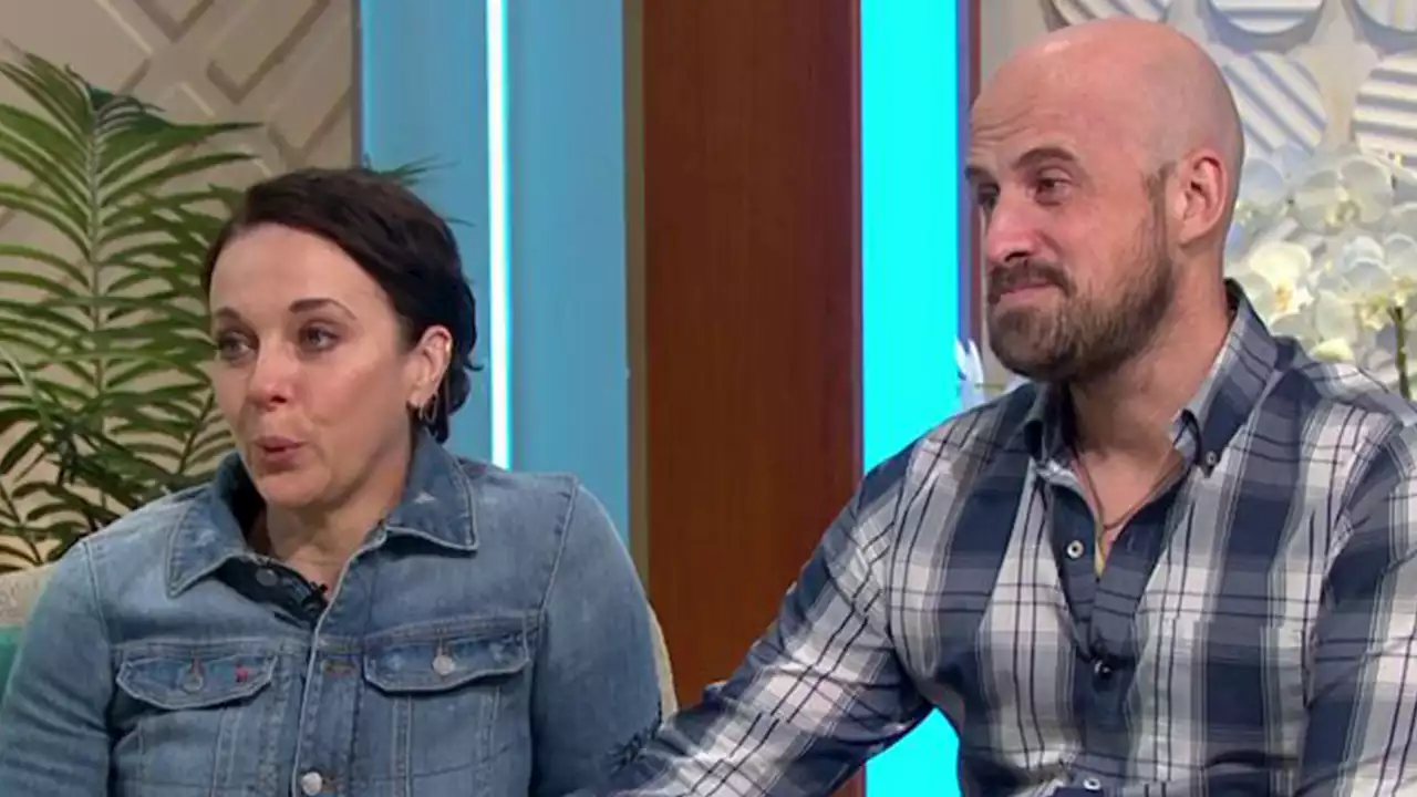 Amanda Abbington breaks down over paralysed fiancé Jonathan Goodwin's words