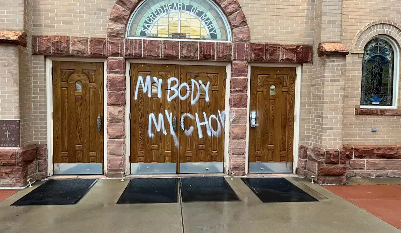 Colorado Catholic church vandalized with pro-abortion messages after Supreme Court leak