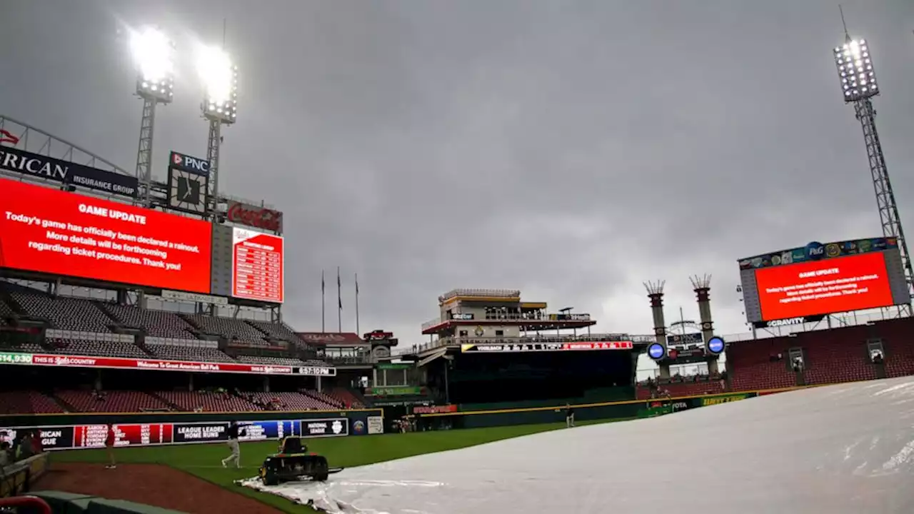 To the showers! 6 MLB rainouts, most in a day since 2018