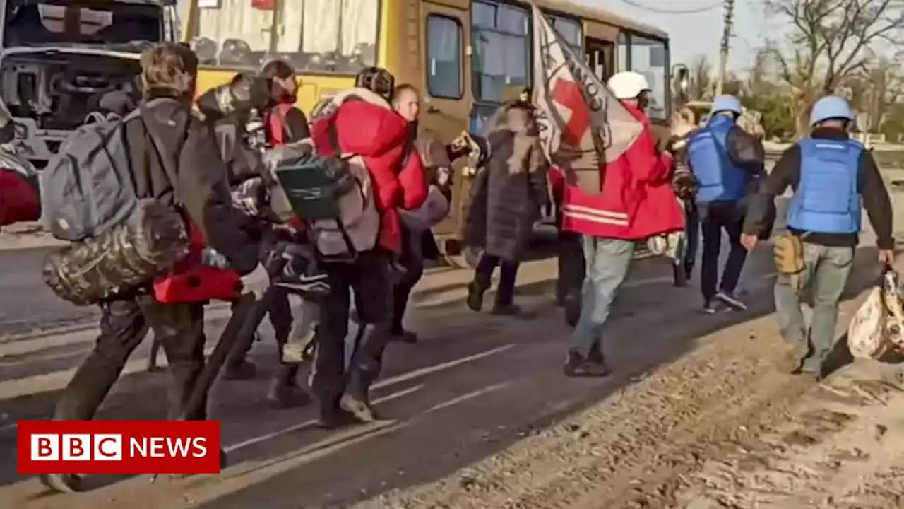 Ukraine war: Civilians now out of Azovstal plant in Mariupol