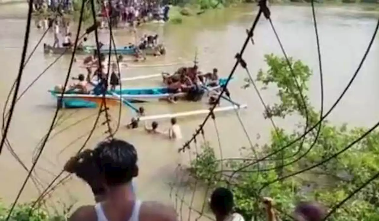 Jembatan Gantung di Lampung Ambruk, Empat Warga Luka