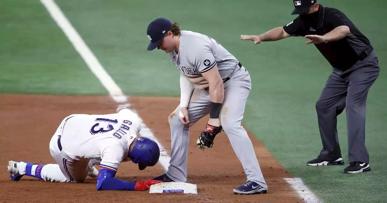 Rangers-Yankees series opener postponed; doubleheader Sunday