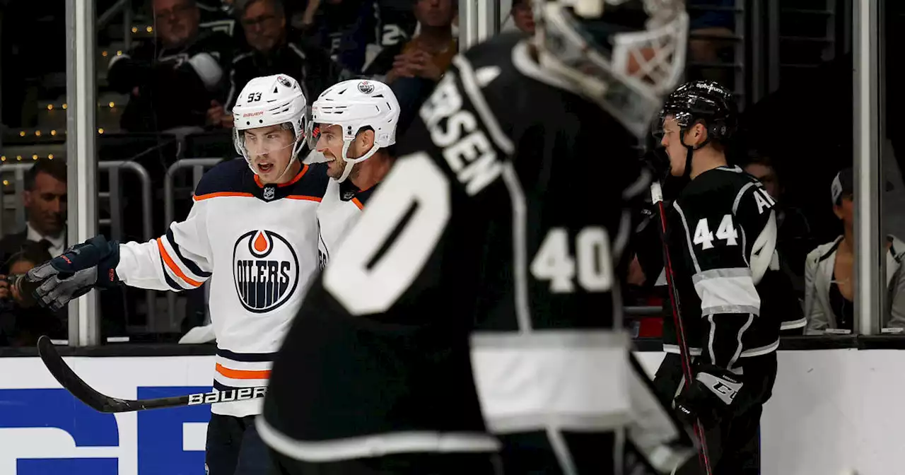 Kane has hat trick, Oilers roll to 8-2 rout of Kings