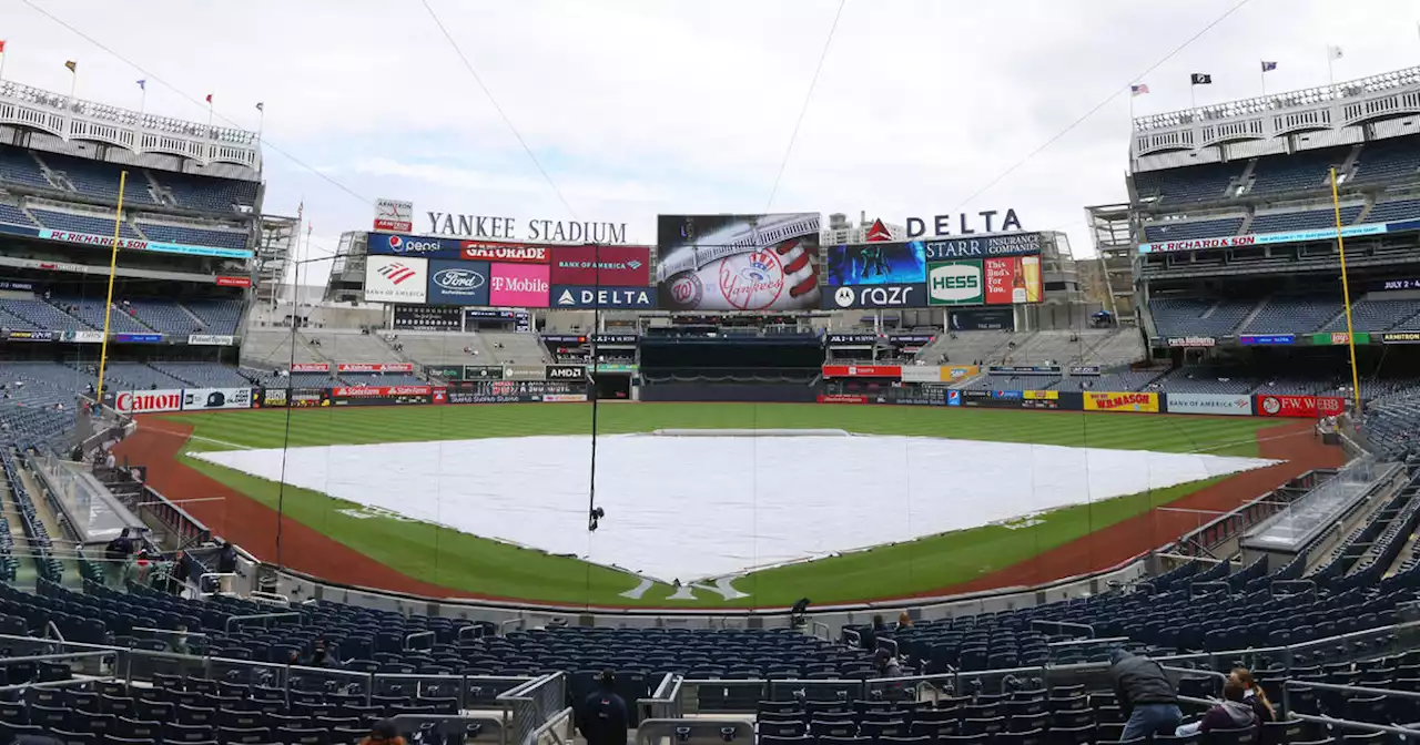 Yankees-Rangers series opener postponed again Saturday; makeup Monday