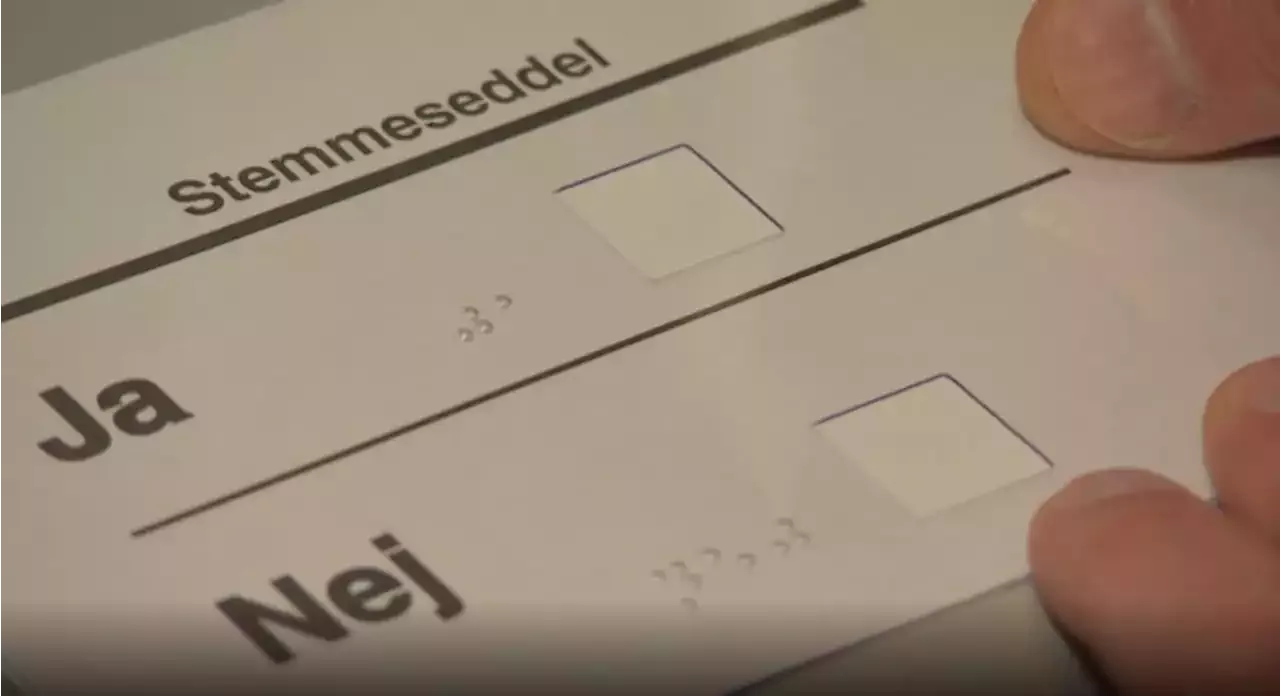 Se Hvordan For Første Gang Kan Blinde Og Svagsynede Selv Sætte Krydset I Stemmeboksen 