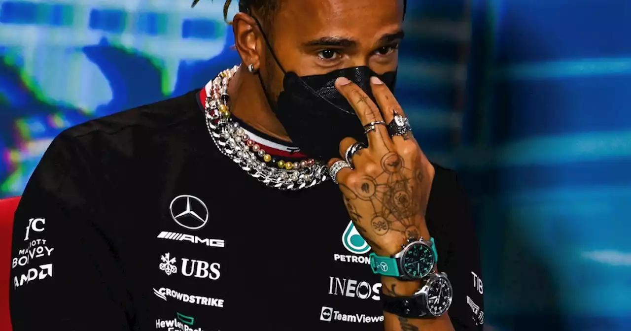 Hamilton keeps nose stud after showdown with Grand Prix 'bling' police