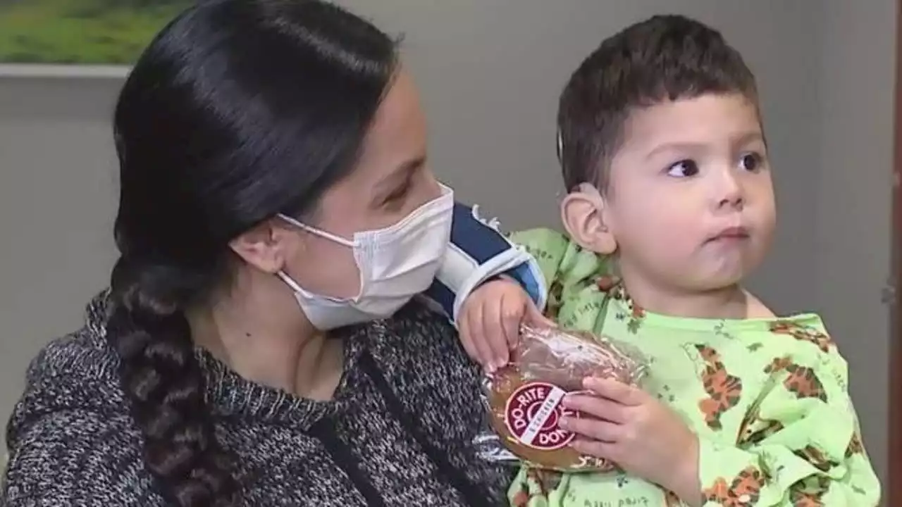 Children on the inpatient oncology floor at Lurie Children's celebrate 'Donut Day'