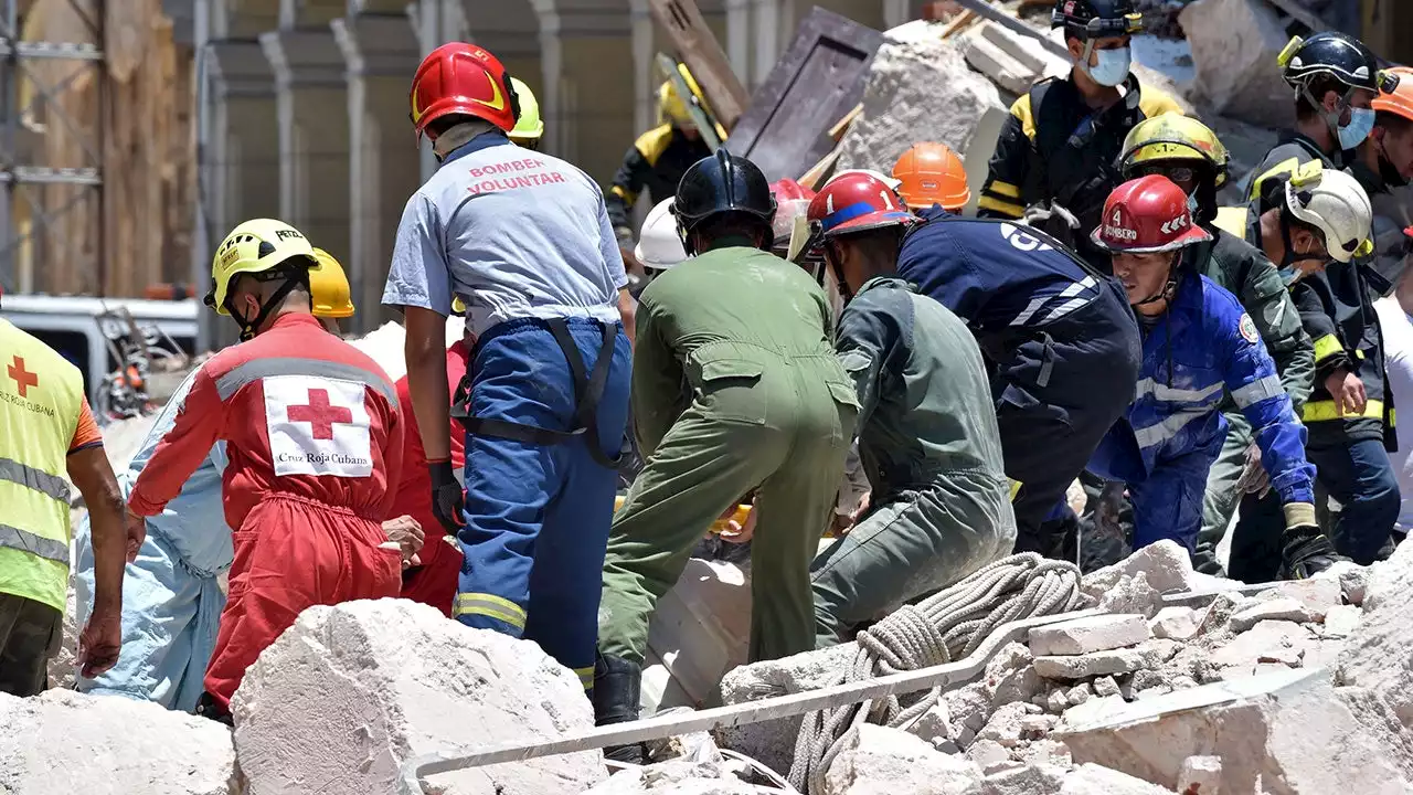 Hotel Saratoga explosion devastates icon of Cuban capital; at least 18 dead