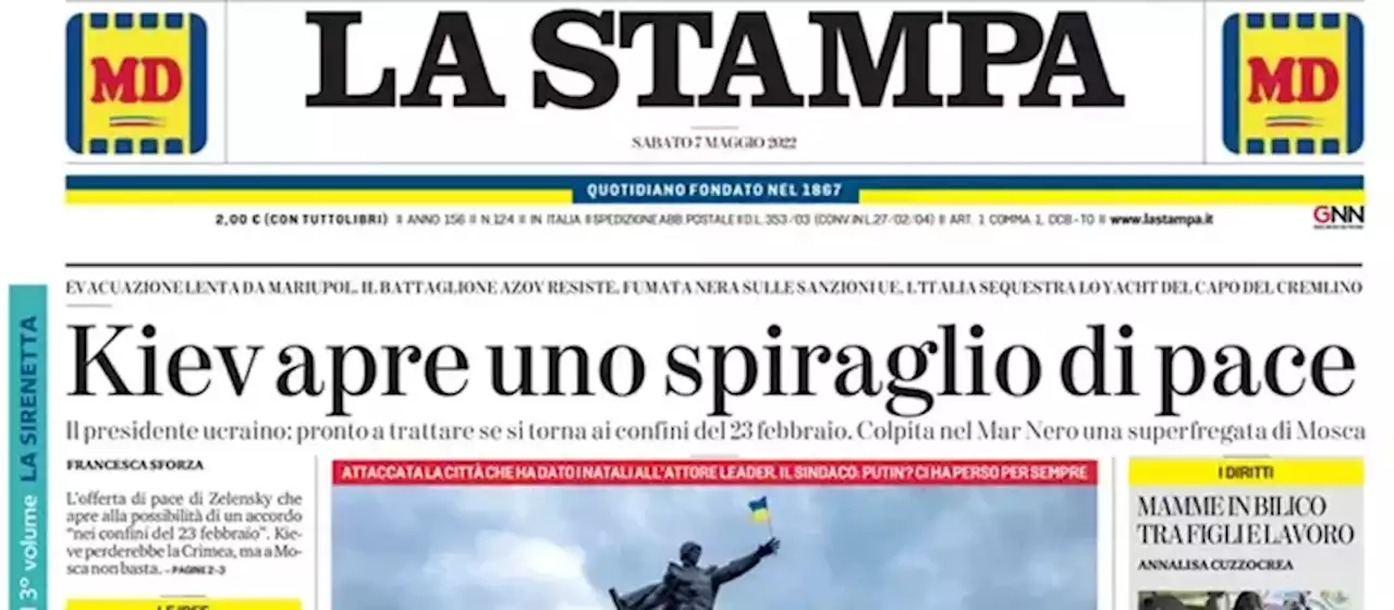 Le prime pagine di oggi - Il Post