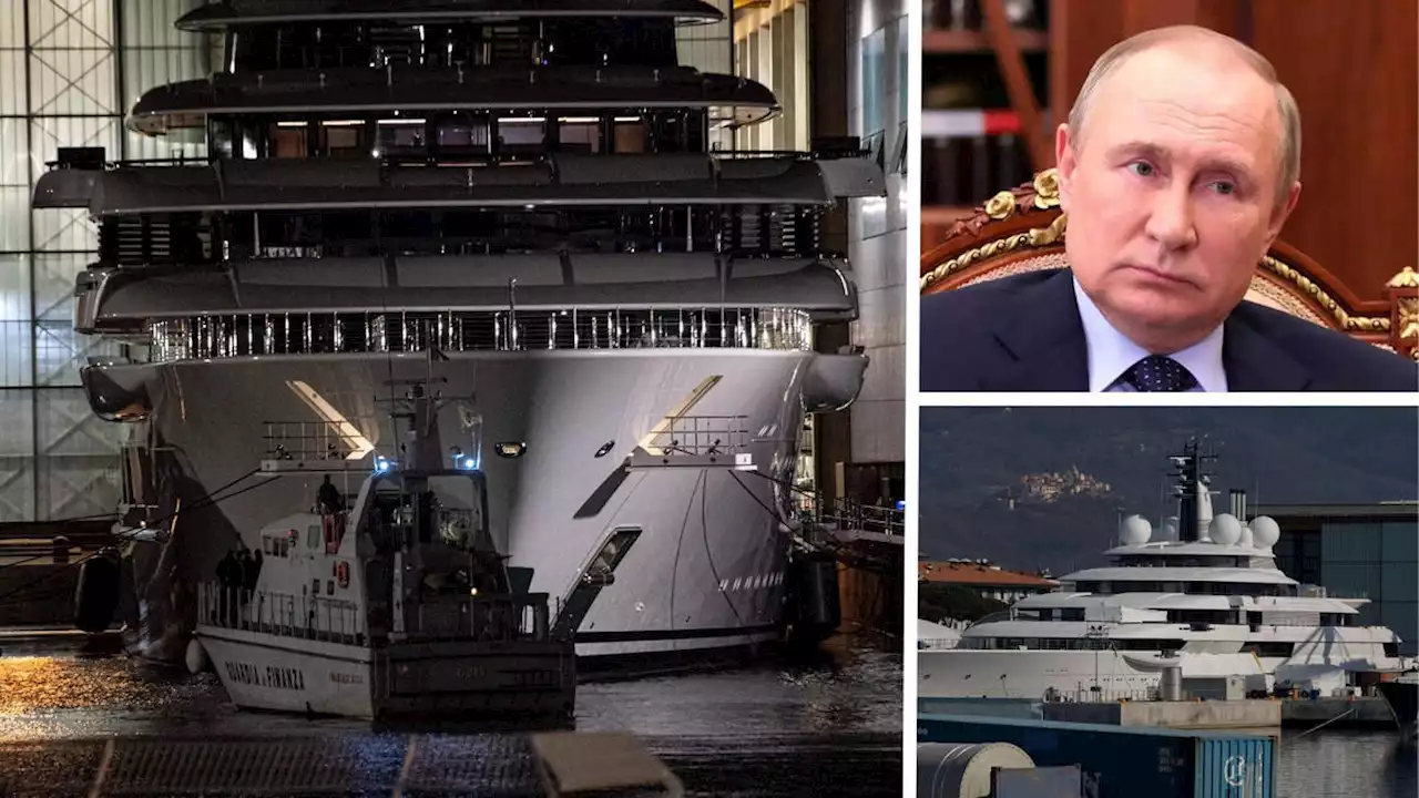 'Putin's $700m superyacht' seized by Italy over fears it may sail to international waters