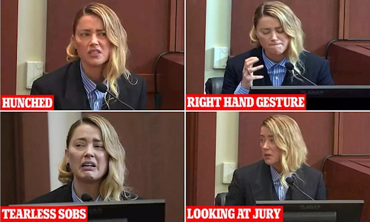 Body language expert analyzes Amber Heard's first day on the stand