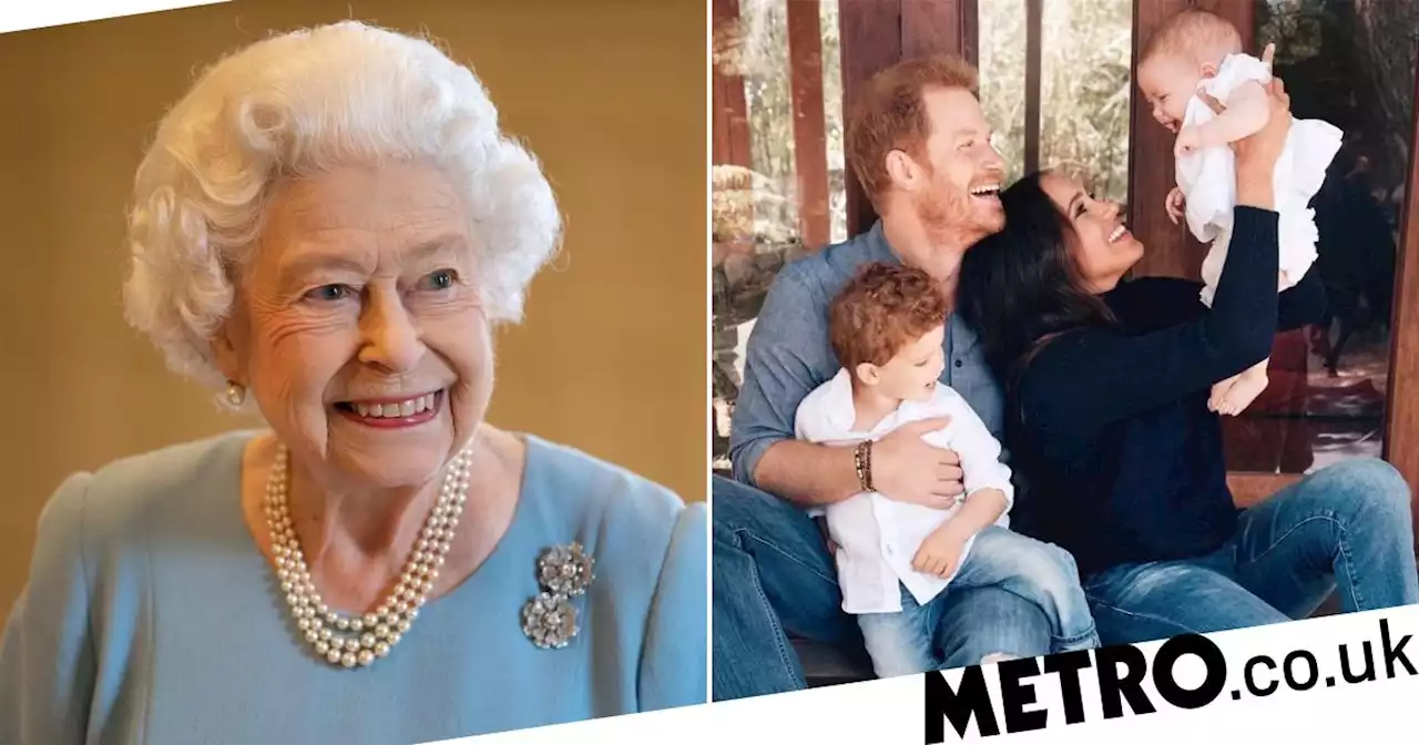 Harry and Meghan to attend Queen's Platinum Jubilee celebrations with children