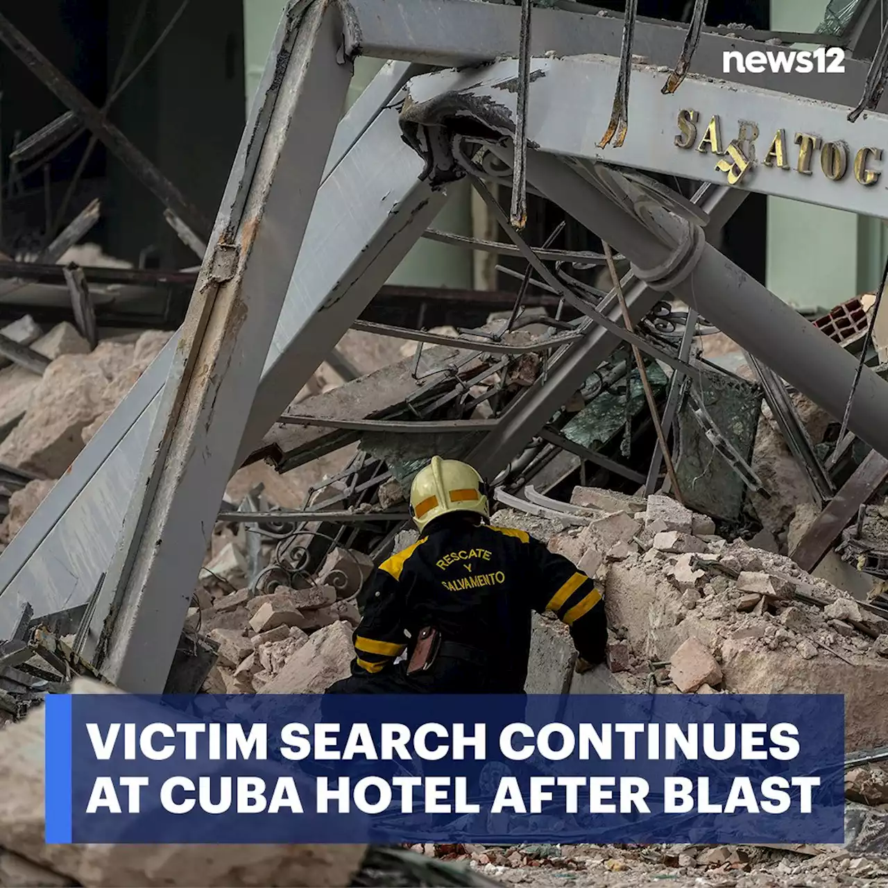 Rescuers look for victims at Cuba hotel after blast kills 25