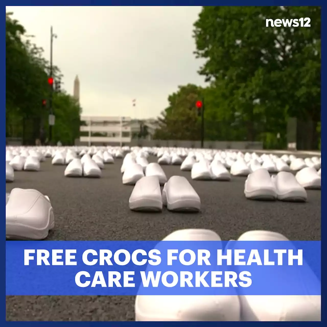 Crocs gives away 10,000 shoes to health care workers for Nurses Week