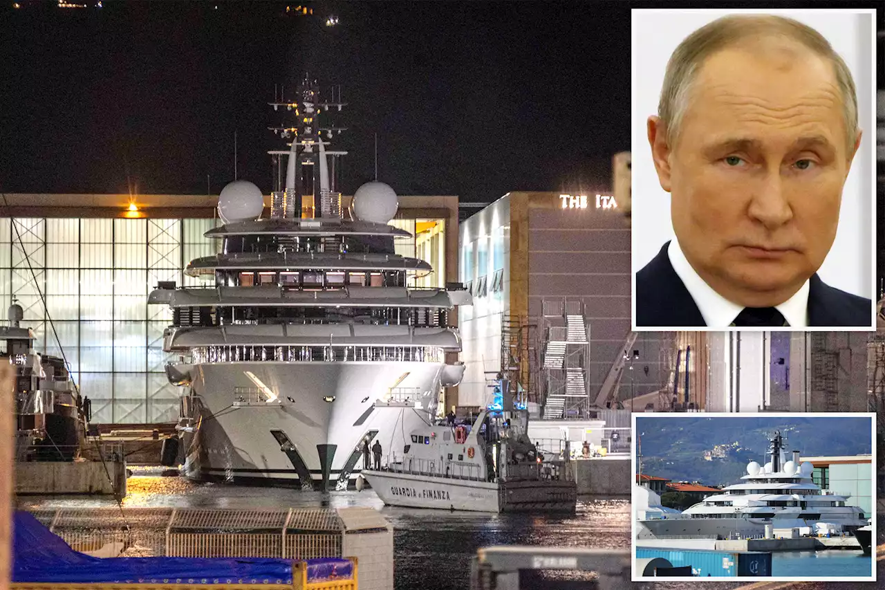 $700M superyacht linked to Putin seized by Italy