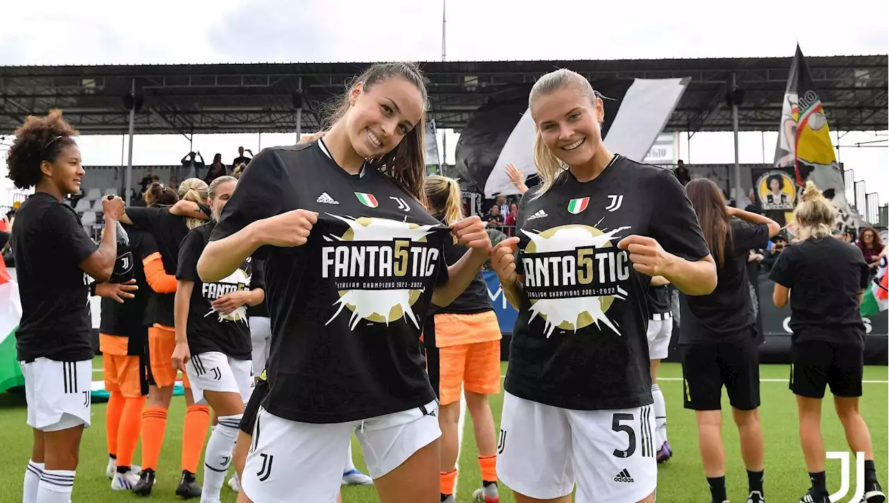 Juventus women Campione d'Italia: quinto scudetto consecutivo dopo il 3-1 al Sassuolo