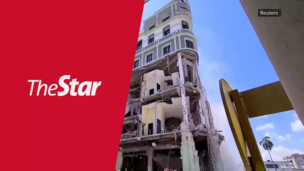 Gas leak blamed for blast at iconic Havana hotel that killed 22