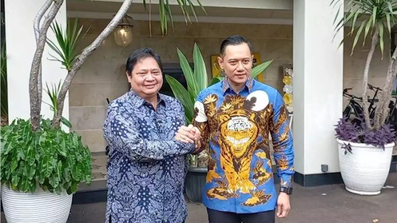 AHY Puji Kerja Airlangga Sebagai Menko Perekonomian, Siap Support dan Doakan Sukses - Tribunnews.com