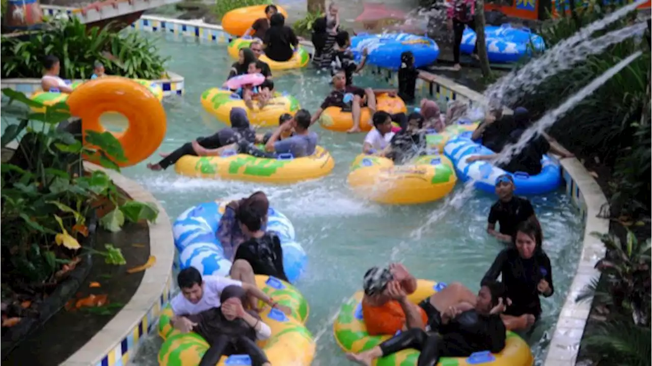 Pengunjung Wisata di The Jungle Waterpark Bogor Mencapai 20.000 Orang Per Hari