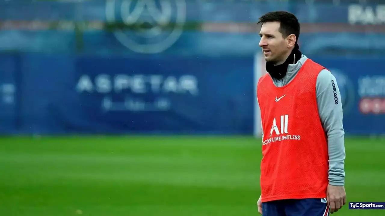 Messi se entrenó aparte y está en duda: qué dice el parte médico de PSG - TyC Sports