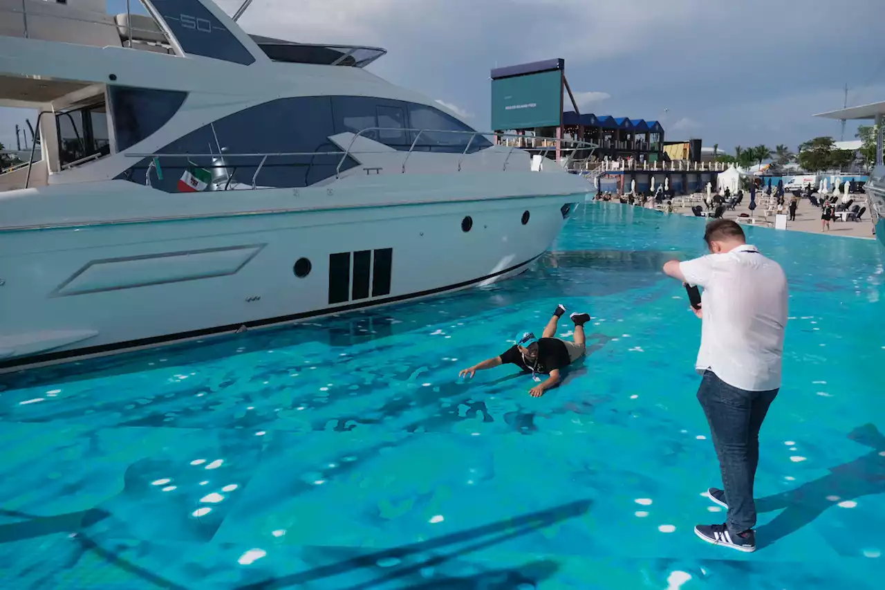 As Miami Grand Prix readies for closeup, a fake marina has stolen the show