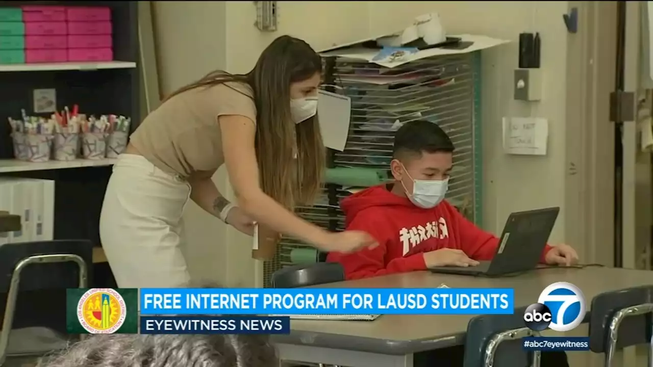 LAUSD to provide free internet to some students following struggles with at-home learning