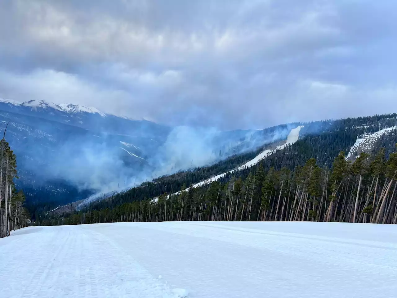 High Winds Ignite Unburned Debris In Prescribed Burn Area