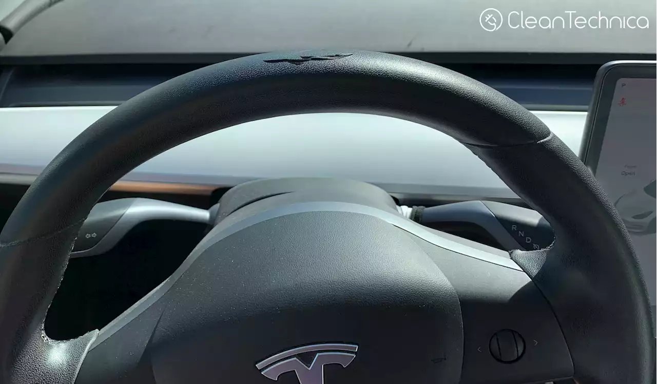 Peeling Tesla Model 3 Steering Wheel — 25,000 Mile Review Update