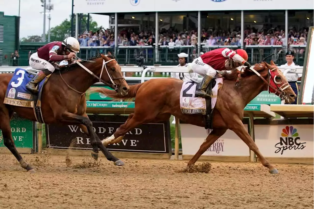 80-1 shot Rich Strike races to huge upset in Kentucky Derby