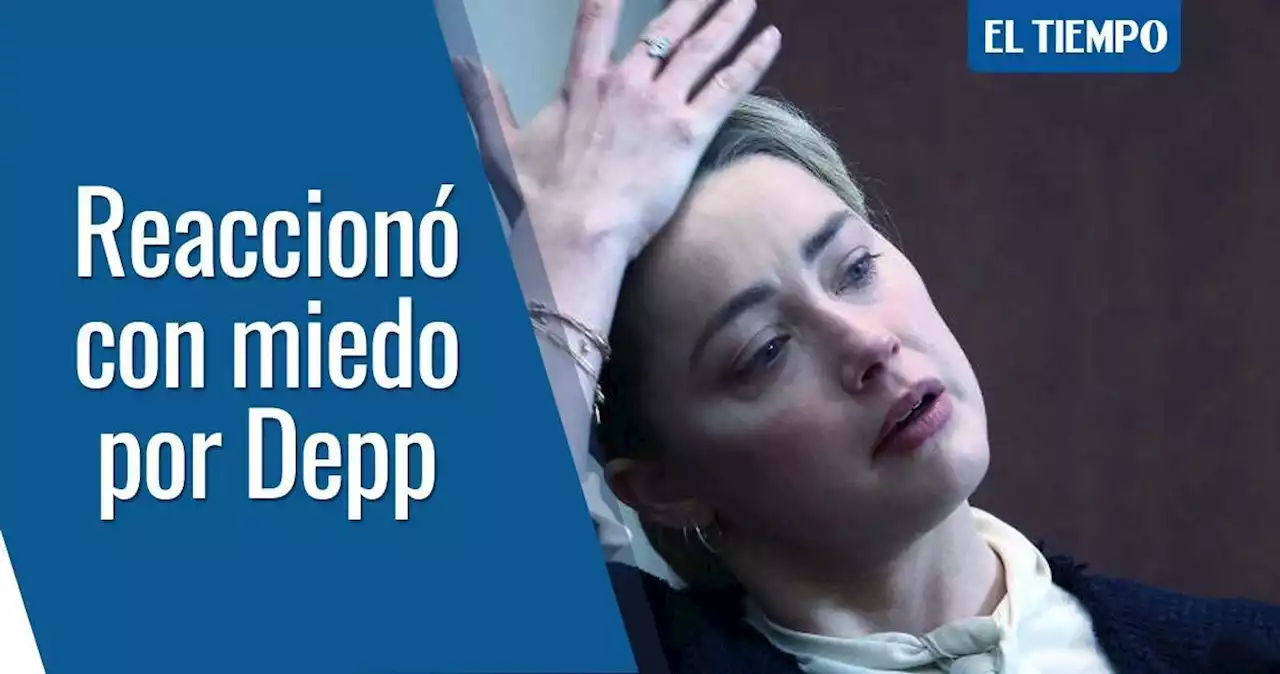 Amber Heard entró en pánico cuando se le acercó Johnny Depp: video viral