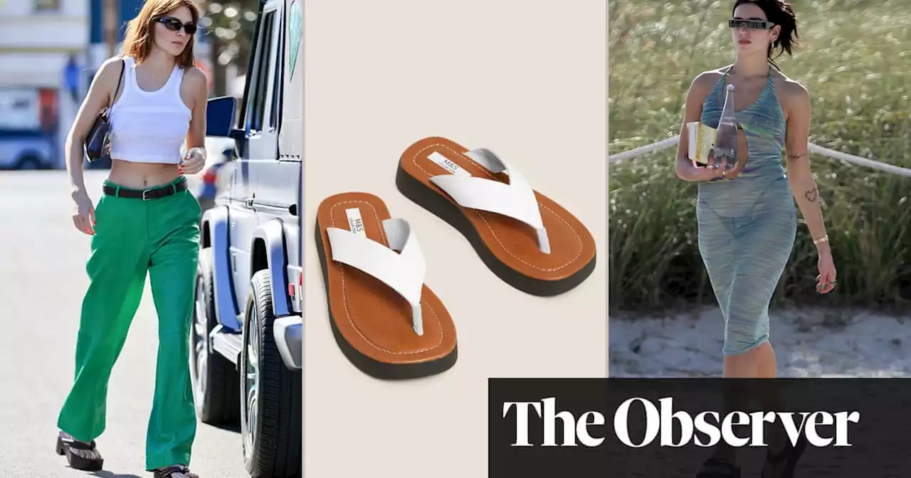 This summer’s shoe: the clompy, stompy ‘flatform’ sandal