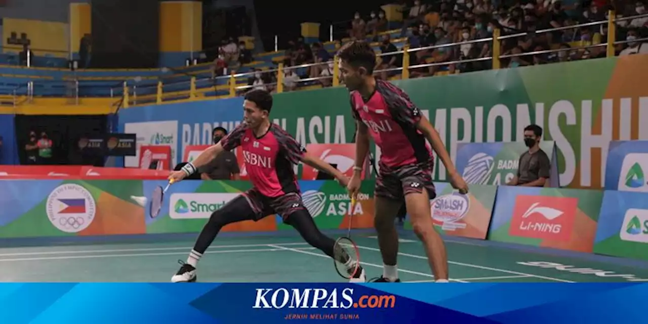 Hasil Piala Thomas 2022: Fajar/Rian Menangi Duel Sengit 47 Menit, Indonesia Vs Singapura 1-1