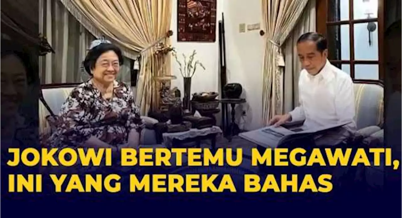 Presiden Jokowi Temui Megawati Soekarnoputri, Ini yang Mereka Bahas