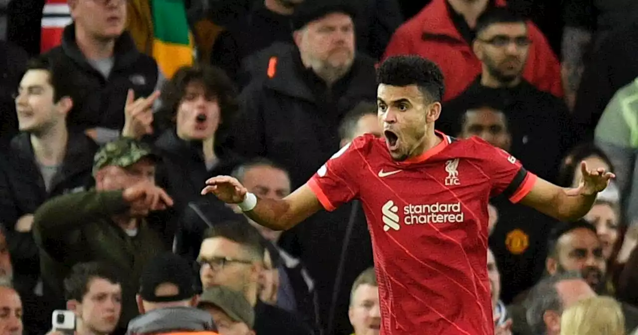 Luis Díaz fue el protagonista del empate del Liverpool con Tottenham