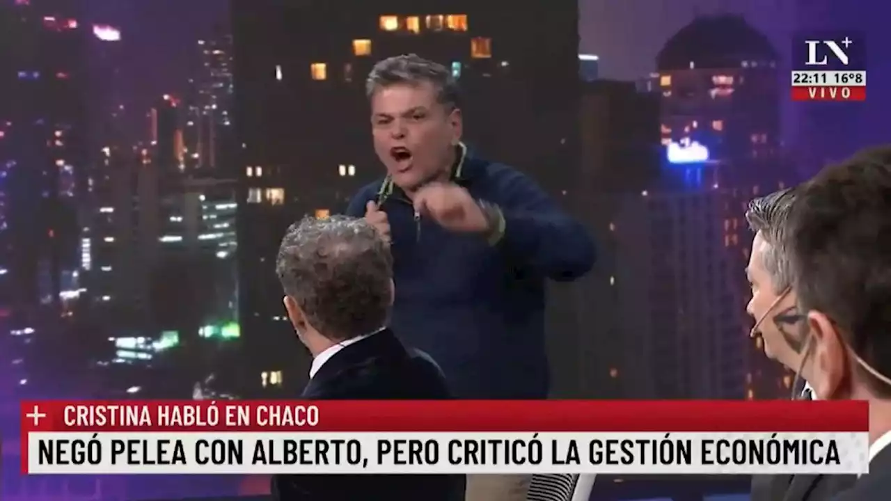 Alfredo Casero se contradijo en menos de un minuto durante la pelea con Majul