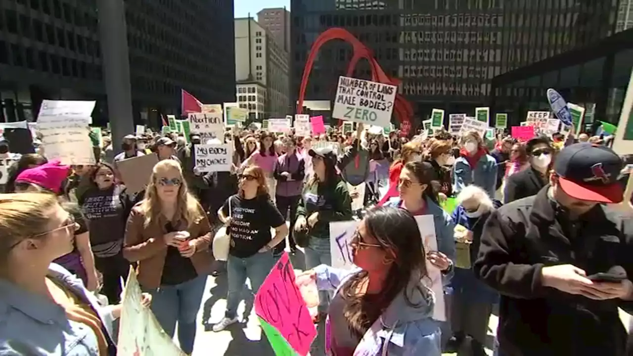 Abortion Rights Advocates Stage Rally at Federal Plaza